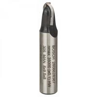 Freza pentru raionat convexa 2 taisuri Bosch 8X8X40 mm