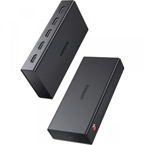 Splitter Video HDMI UGREEN CM570 (90514), 1 x HDMI Intrare, 4 x HDMI Iesire (Negru)