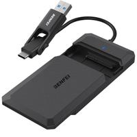 Rack Benfei pentru HDD / SSD SATA 2.5inch, USB-A / USB-C UASP (Negru)