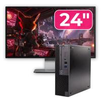 Pachet Calculator refurbished DELL OptiPlex 3070 SFF, Intel Core i5-9400 2.90-4.10GHz, 8GB DDR4, 256GB SSD + Monitor 24"