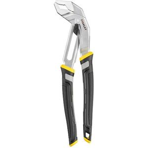 Cleste reglabil (papagal) pentru instalatori STANLEY Fatmax FMHT75512-0, 12 inch, sistem dual de reglare cu 30 trepte, dinti tratati termic pentru aderenta ridicata, maner tri-material anti-pinch, cap subtire, finisaj cromat rezistent la coroziune