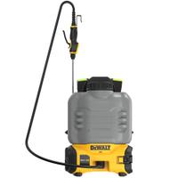 Pulverizator substante chimice pentru beton pe acumulator DeWALT DCCS1100N, 18V XR, rezervor 15L, debit maxim 3 litri pe min, acoperire pana la 264 litri si 8.400mp cu o incarcare, presiune 10.3 bar, duze incluse, nu include incarcator/acumulator