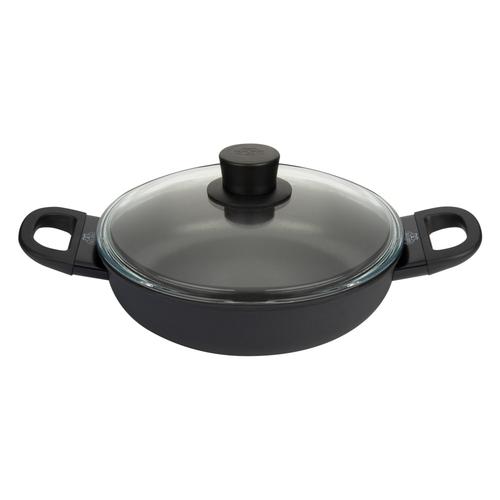 Tigaie antiaderenta Ballarini Avola Deep 2H, Aluminiu, 28 cm, Negru