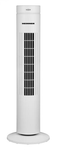Ventilator turn digital HEINNER HTF-M35WH, 35W, control tactil, indicatori led, telecomanda, functie memorare, functie oscilatie 60°, timer 7h, 3 trepte de viteza, inaltime 76 cm (Alb)