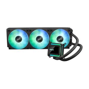 Cooler CPU AIO ASUS MAX Gaming LC 360 ARGB LCD, Racire cu lichid, Ventilatoare ARGB, Eran IPS 2.4", 360 mm (Negru)