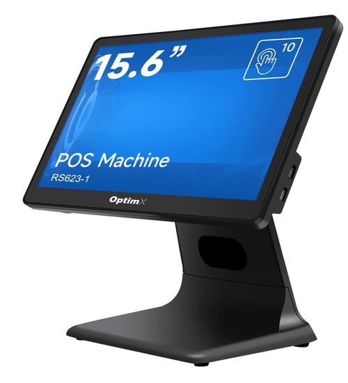 Sistem POS OptimX PRO RS623-1, Intel N100 pana la 3.4GHz, 8GB DDR4, 128 SSD, 15.6 inch Wide Full HD Touchscreen + Win 11 Pro