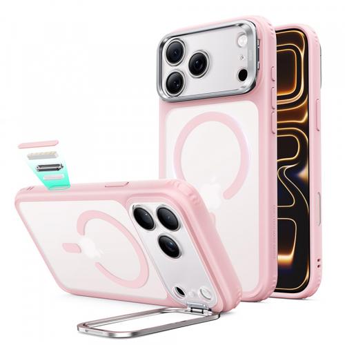 Husa MagSafe pentru Apple iPhone 18 Pro Max / 17 Pro Max, ESR, Classic Hybrid Kickstand, Roz