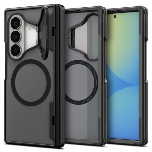 Husa MagSafe pentru Samsung Galaxy Z Fold8 Ultra F976, Spigen ACS11500 Optik Armor Pro, Neagra