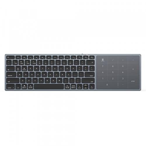 Tastatura Wireless DUX DUCIS LK, BT / Wi-Fi, Neagra - imagine 1