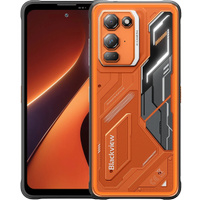 Telefon mobil Blackview FORT 200, Ecran IPS LCD 6.78", Procesor MediaTek Helio G100 Octa-Core, 6GB RAM, 256GB Flash, Camera Duala 108 + 13 MP, Bluetooth, Wi-Fi, Android, 4G, Dual SIM (Portocaliu)