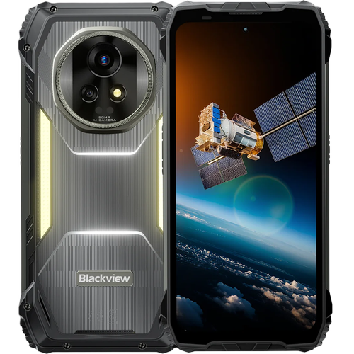 Blackview Xplore 2 Satellite, Ecran AMOLED 6.73inch, Procesor MediaTek Dimensity 8300 Octa-Core, 12GB RAM, 256GB Flash, Camera Duala 50 + 20 MP, Wi-Fi, Android, 5G, Dual SIM (Negru)