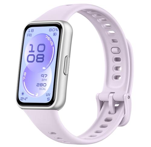 Bratara fitness HUAWEI Band 11, Ecran AMOLED 1.62inch, Bluetooth, Android /iOS, Purple Fluoroelastomer Strap, 5 ATM (Mov)