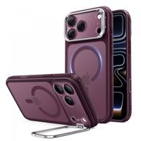 Husa MagSafe pentru Apple iPhone 18 Pro / 17 Pro, ESR, Classic Hybrid Kickstand, Visiniu