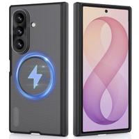 Husa MagSafe pentru Samsung Galaxy Z Fold8 Ultra F976, Nillkin, Super Frosted Shield, Neagra/Transparenta