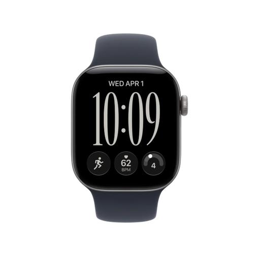 Smartwatch Apple Watch 12, GPS + Cellular, 42mm, Ecran Retina LTPO OLED, Chip S11 cu Procesor Dual-Core, 64GB Flash, Wi-Fi, Bluetooth, Carcasa Aluminiu, Curea Sport Band M/L (Gri)