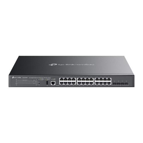 Switch TP-Link SG5428XMPP 24-Port Gigabit L3 Managed PoE++, 4 sloturi 10G, 24xLAN, 10/100/1000 Mbps