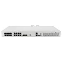 Switch MikroTik CRS418-8P-8G-2S+RM, 16 porturi (8 x PoE)