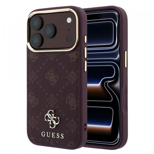Husa MagSafe pentru Apple iPhone 18 Pro / 17 Pro, Guess, Peony 4G Small Logo, Visinie