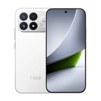 Telefon Mobil Poco F9 Pro, Procesor Qualcomm SM8850-1-AB Snapdragon 8 Elite Gen 5 V Series, Octa-Core, AMOLED Capacitive touchscreen 6.59", 12GB RAM, 512GB Flash, Camera Tripla 200 + 50 + 8 MP, 5G, Wi-Fi, Dual SIM, Android (Alb)