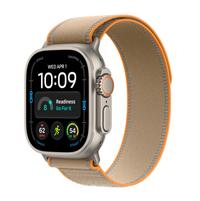 Smartwatch Apple Watch Ultra 4, GPS + Cellular, 49mm, Ecran Retina LTPO OLED, Chip S11 cu Procesor Dual-Core, 64GB Flash, Wi-Fi, Bluetooth, Carcasa Titanium, Curea Trail Loop M/L (Argintiu)