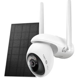 Kit camera de supraveghere Wireles cu panou solar TP-Link Tapo C665G KIT cu Pan/Tilt 360 grade, 4G LTE, 8MP, 4K, 3840x2160, Starlight Color Night Vision, Detectie AI, baterie 10000mAh, Two-Way Audio, IP65