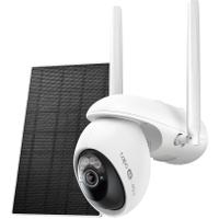Kit camera de supraveghere Wireles cu panou solar TP-Link Tapo C665G KIT cu Pan/Tilt 360 grade, 4G LTE, 8MP, 4K, 3840x2160, Starlight Color Night Vision, Detectie AI, baterie 10000mAh, Two-Way Audio, IP65