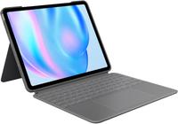 Husa cu tastatura Logitech Combo Touch pentru iPad Air 13-inch (M2, M3, M4), Layout UK (Gri)