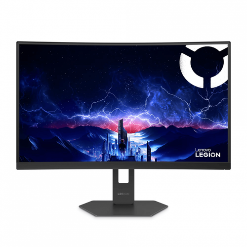 Monitor VA LED Lenovo Legion 27inch 27Q-2c, QHD (2560 x 1440), HDMI, DisplayPort, Ecran curbat, Pivot, 240 Hz, 0.5 ms (Negru)