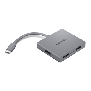 Hub USB Lenovo 4in1 Travel Hub Gen2 GX91R64790, 2x USB-A, HDMI, Combo Jack 3.5mm (Gri)