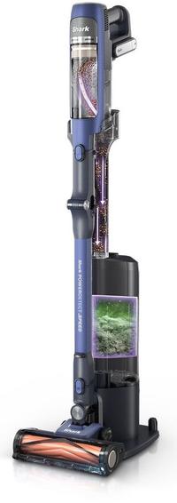 Aspirator vertical Shark PowerDetect Speed, 350W, Filtru HEPA, Recipient 0.5L (Albastru)