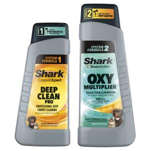 Pachet 2 x solutie lichida de curatare Shark PX200Rezerva Oxy Multiplier + CarpetXpert Deep Clean