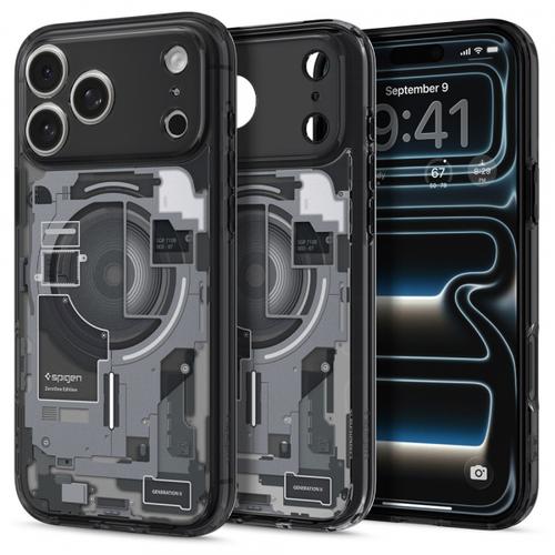 Husa MagSafe pentru Apple iPhone 18 Pro Max / 17 Pro Max, Spigen, Ultra Hybrid Zero One, Neagra