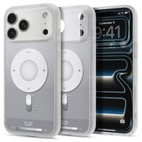 Husa MagSafe pentru Apple iPhone 18 Pro Max / 17 Pro Max, Spigen, Ultra Hybrid Classic, Argintie