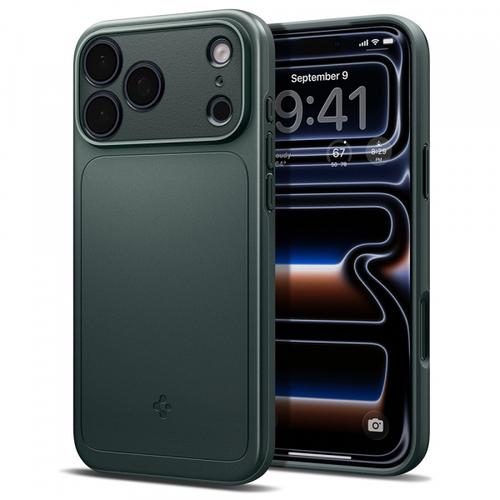Husa MagSafe pentru Apple iPhone 18 Pro / 17 Pro, Spigen, Thin Fit, Verde