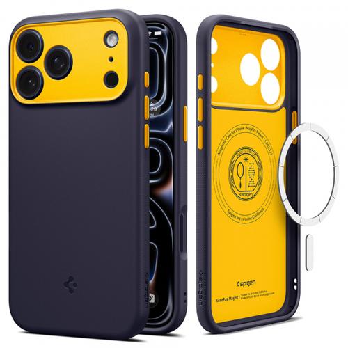 Husa MagSafe pentru Apple iPhone 18 Pro Max / 17 Pro Max, Spigen, Caseology Nano Pop, Mov