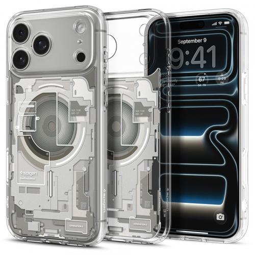 Husa MagSafe pentru Apple iPhone 18 Pro / 17 Pro, Spigen, Ultra Hybrid Zero One, Bej