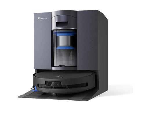 Aspirator robot Ecovacs DEEBOT X11S OMNICYCLONE Care Kit, 30000Pa, OZMO ROLLER 3.0, TruEdge 3.0, Zero Tangle, Autonomie 110 minute (Negru)