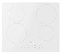 Plita incorporabila Amica PIDH6140PHTUN 3.0, Inductie, 4 zone de gatire, 7.35 kW, ChildLock, 14 trepte putere, SlimHob PRO, 59 cm (Alb)