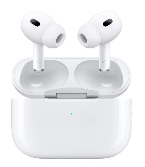 Casti True Wireless Apple AirPods Pro 2 cu MagSafe Case (USB-C) 2023, Bluetooth, ANC, Wateproof IP54, Touch Control (Alb)