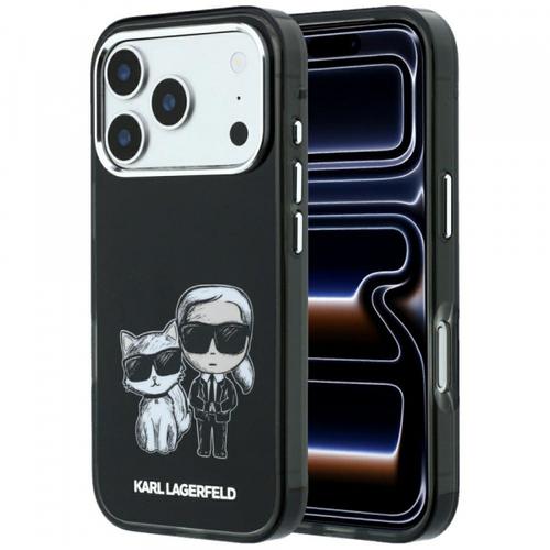 Husa MagSafe pentru Apple iPhone 18 Pro Max / 17 Pro Max, Karl Lagerfeld, IML KC Bodies Sketch Print, Neagra
