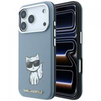 Husa MagSafe pentru Apple iPhone 18 Pro / 17 Pro, Karl Lagerfeld, Choupette Sketch, Bleu