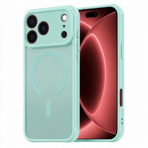 Husa MagSafe pentru Apple iPhone 18 Pro Max / 17 Pro Max, Techsuit, HaloFrost II, Verde