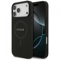 Husa MagSafe pentru Apple iPhone 18 Pro Max / 17 Pro Max, Guess, Saffiano, Neagra