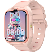 Smartwatch pentru copii Blackview Z30, 4G SIM, 1.75 , Localizare GPS + WIFI AI + LBS, Apeluri Video si Voce, Lanterna, 800mAh (Roz)