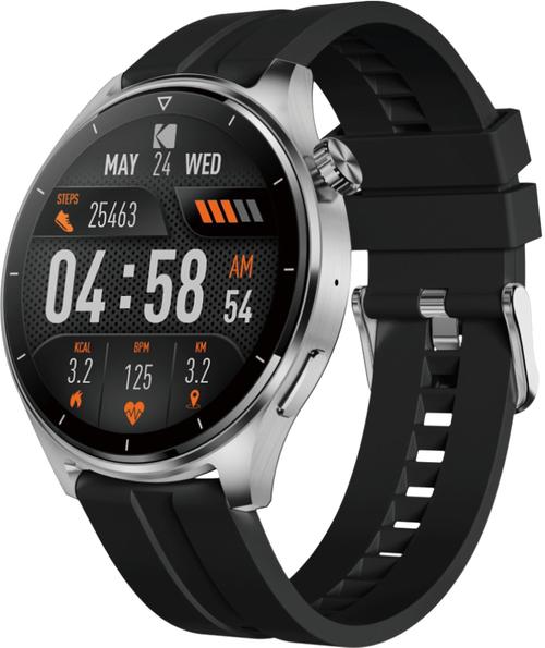 Smartwatch Kodak SW-7202, Ecran HD 1.45inch, Bluetooth, GPS, 100+ Moduri Sport (Argintiu)