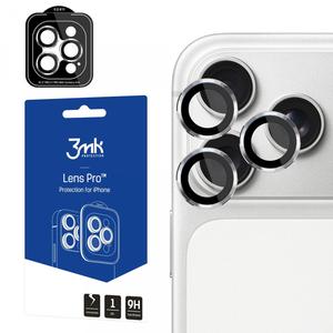 Folie de protectie Camera Spate 3MK Protection Pro pentru Apple iPhone 18 Pro / 18 Pro Max, Sticla Securizata, Argintiu
