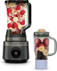 Blender de masa NINJA CrushBOSS LB301EUBK 2in1, 1200 W, 3 moduri de functionare SmoothSense, PrepIQ, Manual, 10 viteze, Bol 2.1 L (Negru)
