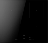 Plita incorporabila Amica PIM6540PHTUN 3.0, Inductie, 4 zone de gatit, 7.35 kW, HobControl, ChildLock, Timer, PowerBooster (Negru)