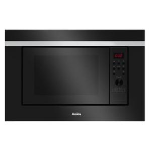 Cuptor cu microunde incorporabila Amica AMGB20E2GB F-TYPE, 20 L, 700 W, Combigrill, Timer (Negru)