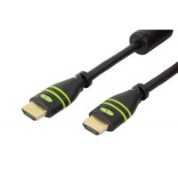 Cablu HDMI tata - HDMI tata, High Speed, 5M, 4K, filtru de ferita, Techly ICOC HDMI-FR-050, Negru